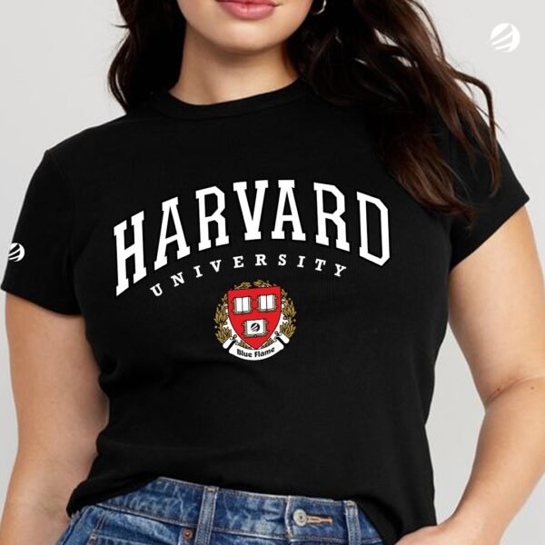 harvard negra Camiseta Dama Harvard